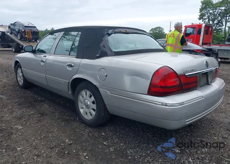 2004 Mercury Grand Marquis Ls from USA, damaged, VIN 2MEFM75W84X607015